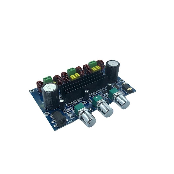 2.1-kanals Bluetooth 5.0-förstärkarkort TPA3116D2 Högpresterande digital förstärkarkort Audio Stereo Equalizer Aux Amp As Shown