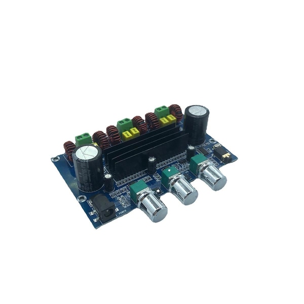 2.1-kanavainen Bluetooth 5.0 -vahvistinlevy TPA3116D2 High Power Digital Amplifier Board Audio Stereo Equalizer Aux Amp As Shown