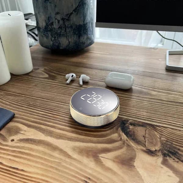 Tightarely Smart Timer, LED magnetisk rotations timer Guld