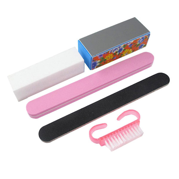 5 stk. Neglebuffer Manicure Værktøj Negle Manicure Kit Negle Trimning Tilbehør Negle Emery Board