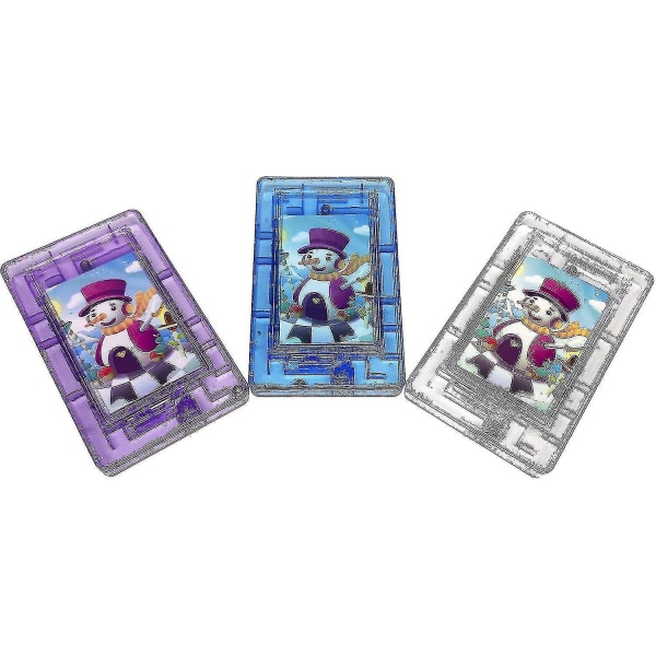Maze Intellect -peli, lahjakorttipidike sokkelo, sukkahousut lapsille, mielenkiintoiset rahapalapelit -lahjalaatikot käteiselle tai lahjakorteille (3 kpl)