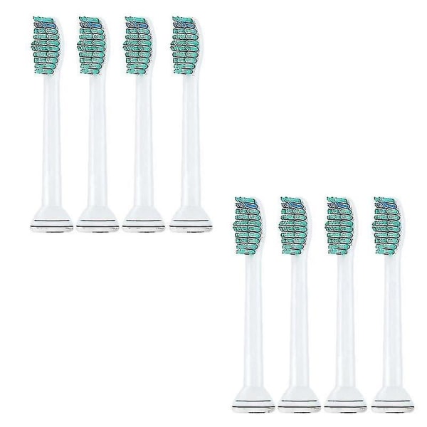 Udskiftning af tandbørstehoved er kompatibel med Philips Sonicare, Hx6015/03, Hx6053/64,8 børstehoved (tredje generation, 2023-version) Hvid