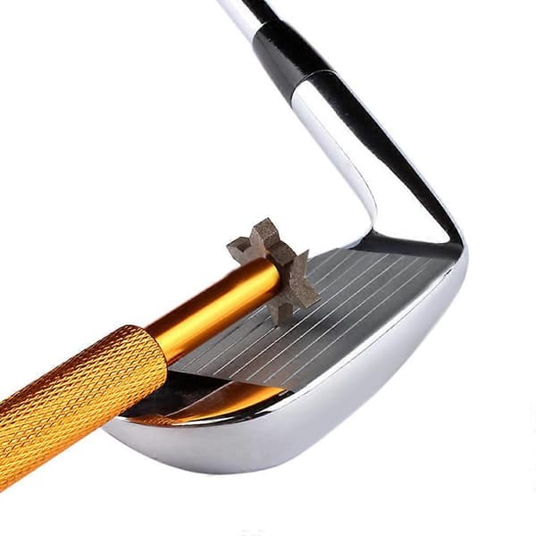 Groove Sharpener med 6 Huvuden, Golfklubba Groove Sharpener Re-Grooving Cleaner Blue