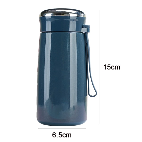 Portable Fashion Thermos Cup, Small, 304 Mug, Ladies, Cute, Dark Xixi