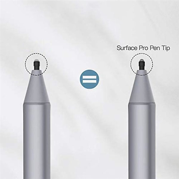 5 stk Pen Tips Stylus Pen Tip 2h 2h Erstatningssett for Surface Pro 7/6/5/4/book/studio/go