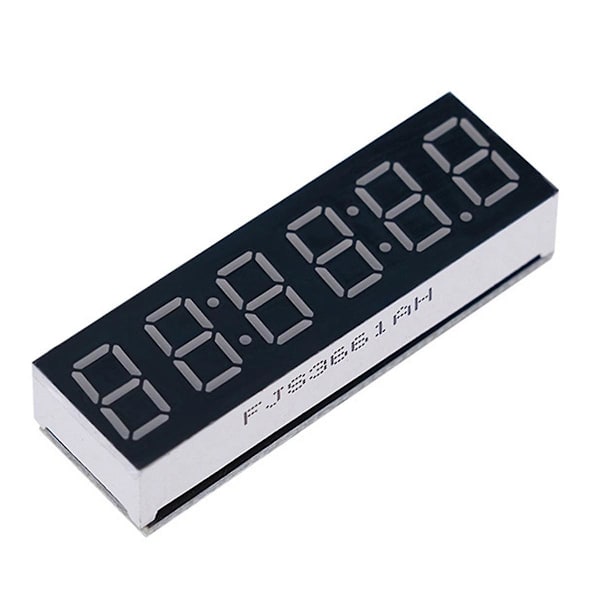 0,36 tommers 6-bits klokke LED digital elektronisk klokke med sekunddisplay modul strøm av minne lysstyrkejustering -D Colour D