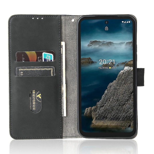 Kompatibel med Nokia Xr20 lommebokveske, lærfoliodeksel Kickstand-funksjon Magnetisk etui for Nokia Xr20-deksel