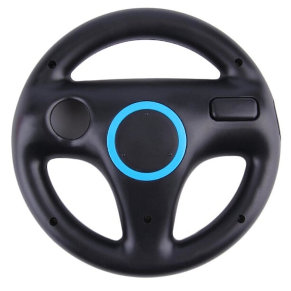 Game Racing-ratt for Nintendo Wii Mario Kart fjernkontroll 1 stk 1 Pc Black