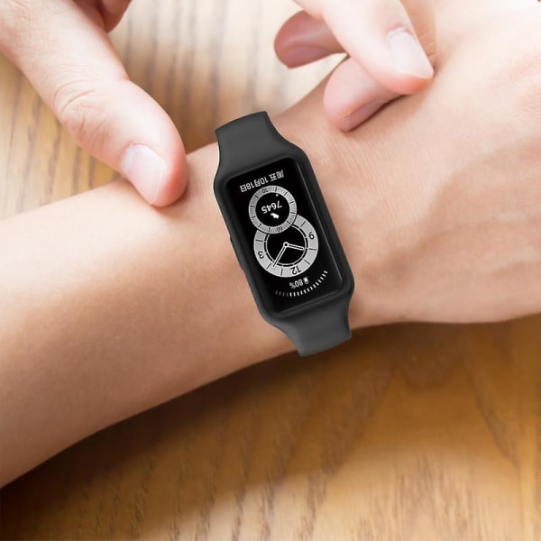 Rem för Huawei Honor Band 6 Smart Watch Sportarmband Mjukt silikonarmband med armband