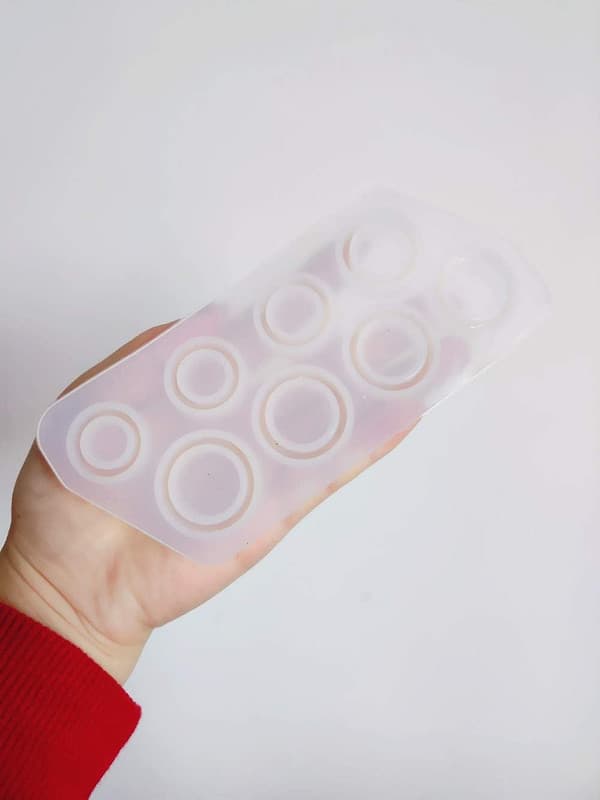 Silikoneformssæt til ringe - Smykkestøbeform til harpiks og epoxyharpiks