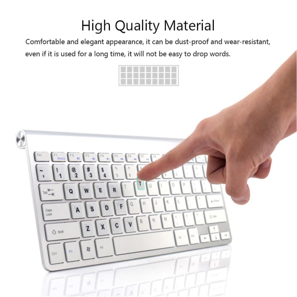 Ryska tangentbordsdekaler Knapp Bokstäver Alfabet Super hållbar för bärbar dator