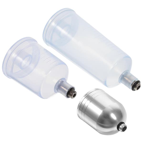 3st Glasfärgflaskor Airbrush Färgförvaringsflaskor Dispenseringsflaskor