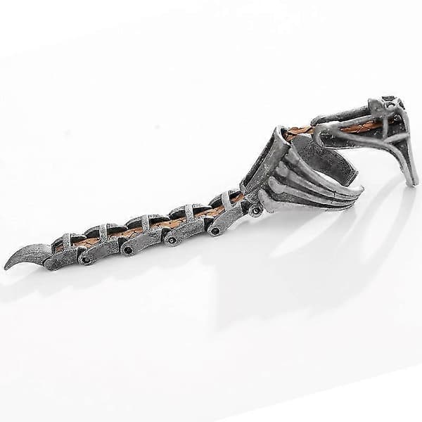 Vintage Rock Gothic Scorpion Ring Punk Steampunk Justerbara Ringar Män 1st-grå