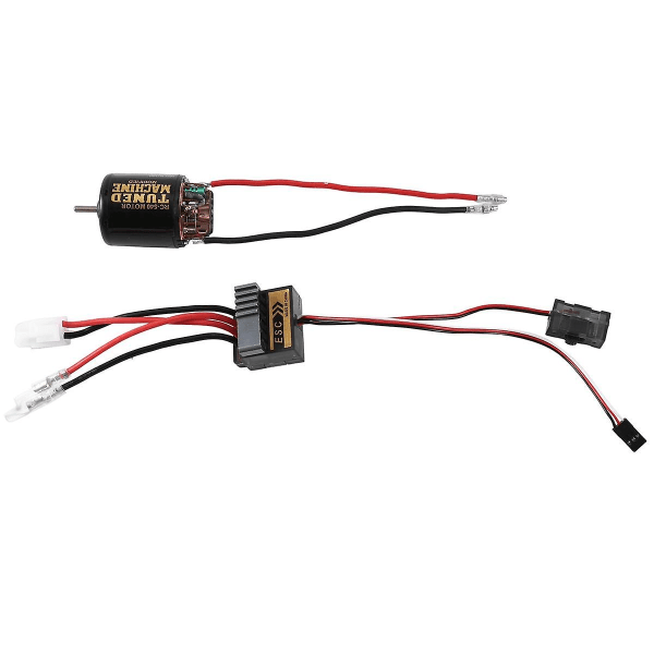 320a Esc + 540 harjattu moottori 21t 1/10 Rc-autolle Axial Scx10 Trx4 D90 Redcat,2 As Shown