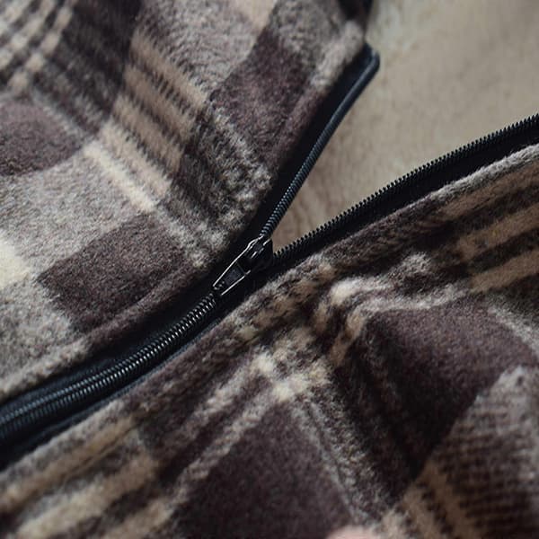 Rullestolponcho Varm Glidelåsdesign Teppevarmere