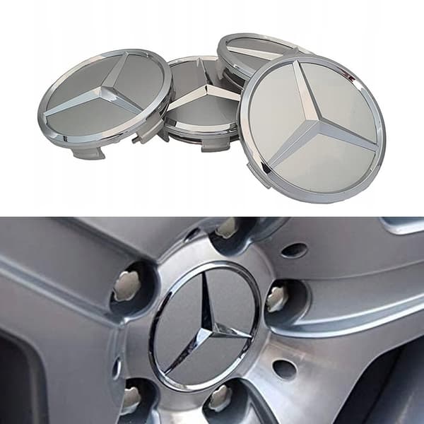 Mercedes-Benz Centerkapsler / Hjulkapsler Bil Emblem - 4-pak