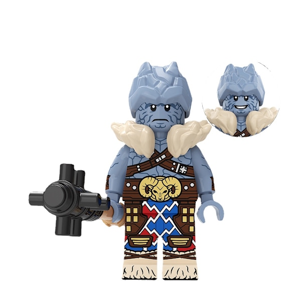 Barnens monteringsleksak KT1062 Superhjälte-serien Zeus Ger Groot minifigur byggklossar påse