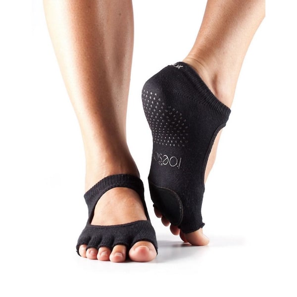 Toesox Dame/Kvinde Halv Tå Plie Dansesokker Black XS