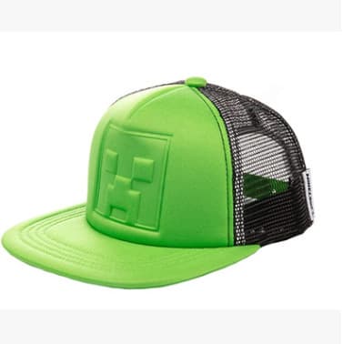 Minecraft Snapback Baseball Caps Unisex Bomullshatt Pustende Solhatt