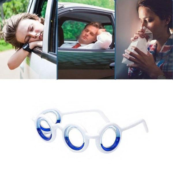 Briller mot reisesyke, intelligent sjøsyke luftsyke Flytende briller mot reisesyke for voksne og barn 1Pcs