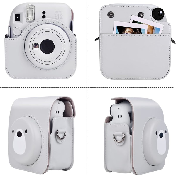 Kamerataske Kompatibel Med Fuji Instax Mini 12 - Polaroid Instax 12 Bæretaske Til Fujifilm Instax Mini 12 Instant Kamera - Fuji Mini 12 Med Rem