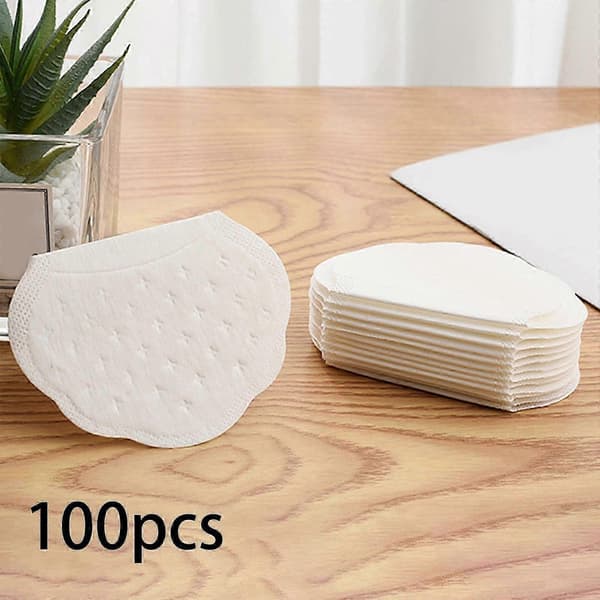 2x100x Engangs svedpuder til armhuler, uden smag, usynlige til sommer, unisex