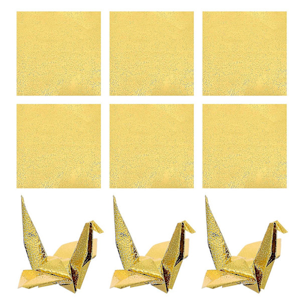 100 kpl metallilentokoneleluja japanilainen origamipaperi origamipaperi kulta origamipaperisetti scrapbook-paperi paperi nosturi origami paras