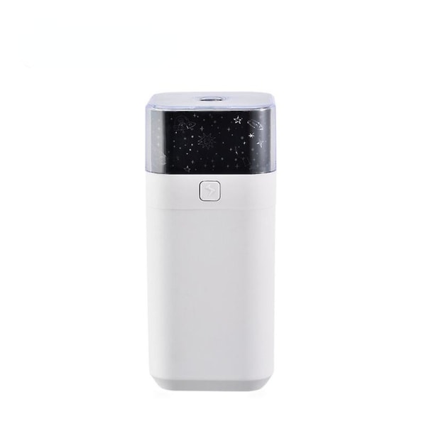 Neliönmuotoinen projektiolamppu ilmankostutin USB ilmanpuhdistin veden  täyttö mini pieni sumukostutin LED-yövalolla White ef3c | White | Fyndiq