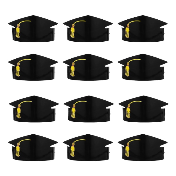 12 stk Papir Graduation Caps Diy Graduation Hats Materialer Party Favors