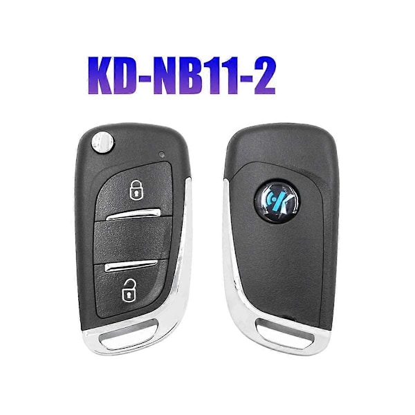 KEYDIY NB11-2 Fjärrkontroll Bilnyckel Universal 2 Knappar för Stil för KD900/-X2 MINI/ -MAX Programmering