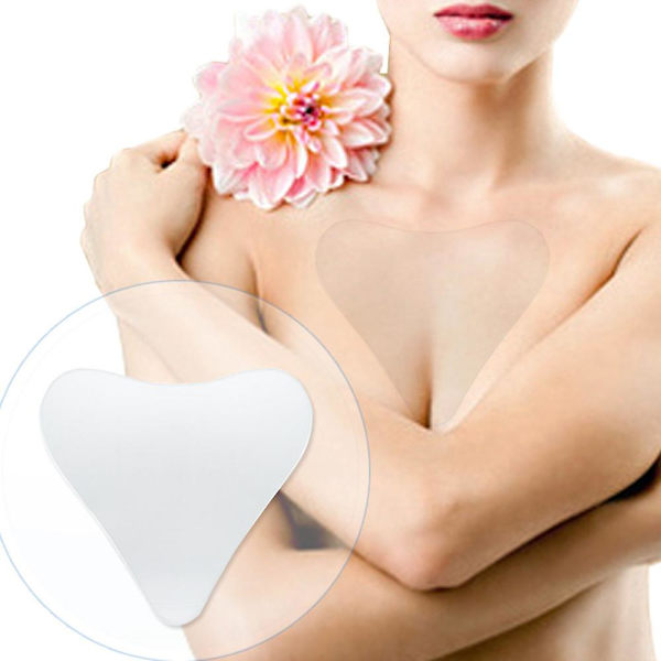 Silikon Anti Wrinkle Eliminera Bröstkuddar Återanvändbara Övernattning Förbättra Sömn
