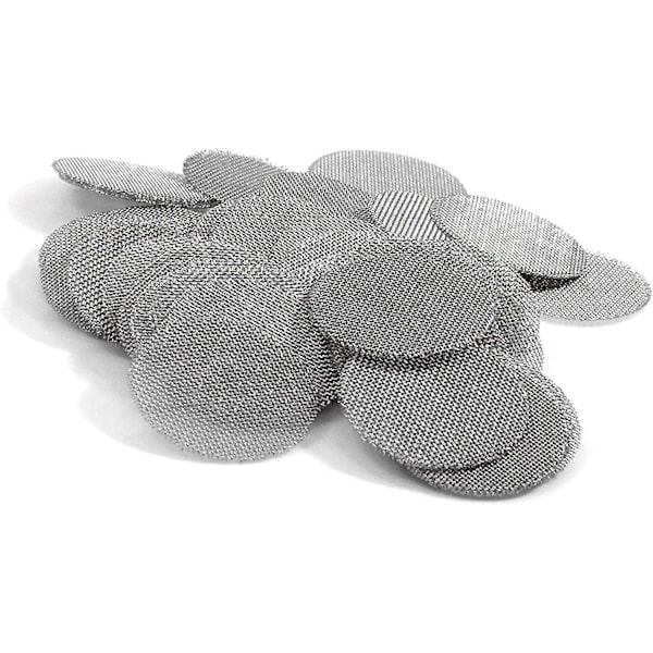 50 st 3/4\" (0,75\") Rörfilter i rostfritt stål med nät, fabriksförsäljning, metallrörfilter, nät i rostfritt stål, rund