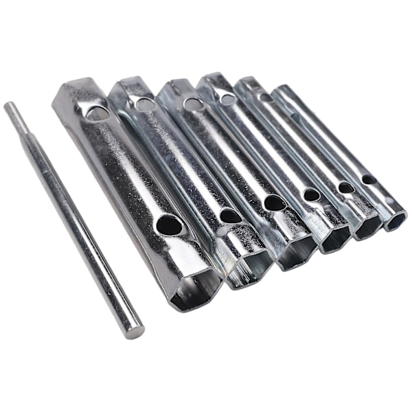 6 kpl 8-19 mm metrinen putkihylsyavainsarja, putkihylsy, sytytystulppa-avain, teräs, kaksisuuntainen, autoille