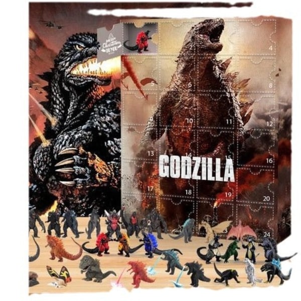 Julekalender Godzilla Julekalender Blind Box Leke