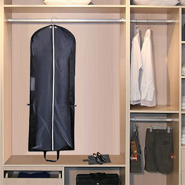 Tøjcover Kjole Garment Bag Med Lynlås I Skabe Sort
