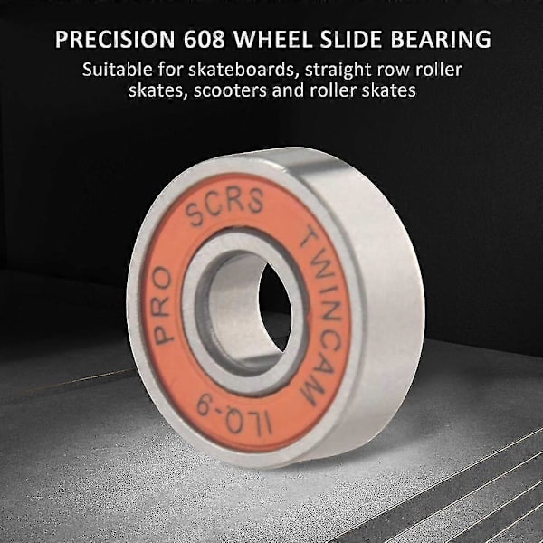 20 stk. 608 2rs kuglelejer, Ilq-9 højhastighedslejer til skateboards, inline-skates, scootere, ro