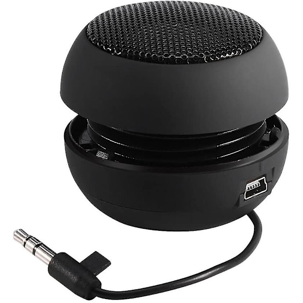 Mini Högtalare med 3,5 mm ljudkabel Låg spänning Inbyggt batteri Inbyggt högtalare för