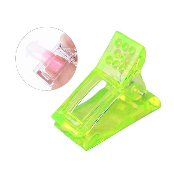 Nageltipsklämma för snabb nagelbyggnad Förlängning UV LED Generator Klämma Finger DIY Nagelkonst Nagelkonstverktyg