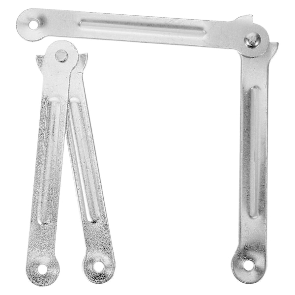 2 stk. Stigetrinnsfesteutskifting Hengsel Stigetrinn Foldbar Tie Rod Folding Stigetrinnshengsel