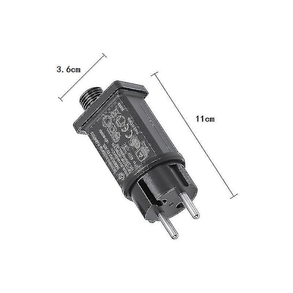 24V 6W LED-strömadapter - Transformator för Julbelysning (1 st)