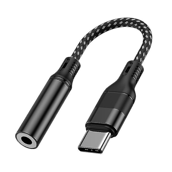 USB-C Hodetelefonadapter USB-C til AUX Adapter USB Lydgrensesnitt Tilbehør