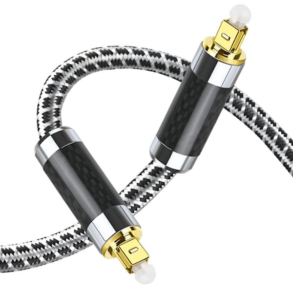 Optisk ljudkabel 10 meter hane till hane ljudkabel flexibel Toslink-kabel