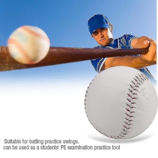 Professionella Basebollar, PVC Handsydda Mjuka Skumbollar För Vuxna Ungdomsträning Professionella Basebollmatcher