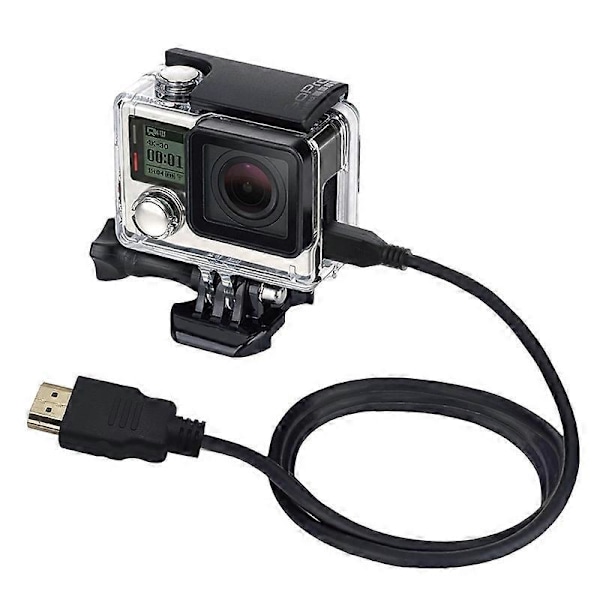 1,5 m Video 19-pin HDMI till Micro HDMI-kabel för GoPro