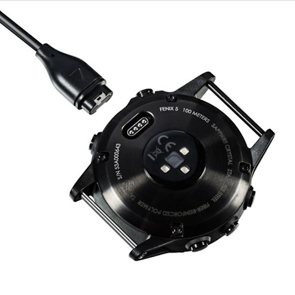 Garmin Fenix 5/5s/5x/plus/6/6s/6x/pro laddare, ersättning USB-datasynkroniseringsladdningskabel för Garmin Fenix 5/5s/5x/forerunner 935/quatix 5-klocka