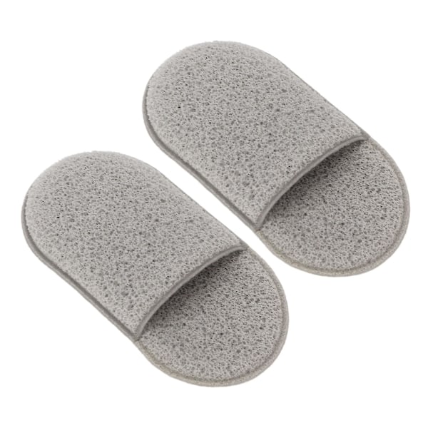 2 stk Ansigtsvampe Kvinder Hjem Bærbar Blød Elastisk Peeling Makeupfjernelse Ansigtsrensende Svampe