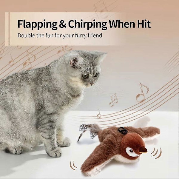Electronic Interactive Flying Bird – Perfect Toy for Cats