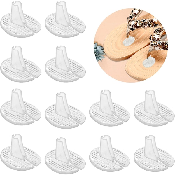 Par af Tåbeskyttende Flip-Flops, Tåseparator Puder, Tåspreder Puder til Flip-Flops, Tåbeskyttende Silikon, Beskyttelse mod Smerter og Blister