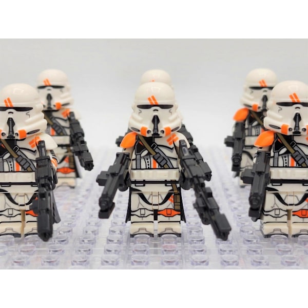 Star Wars Fase 2 212th Airborne Clone Troopers Faldskærmsudspringere Brugerdefinerede Minifigurer