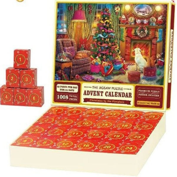 Jule-nedtællings-puslespil Blind Box Julekalender Puslespil Ornamenter E